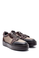 Erkek Deri Süet Detaylı Sneaker | Derimod Erkek Deri Süet Detaylı Sneaker | Derimod