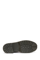Women's Khaki Zipper Boots | Derimod Women's Khaki Zipper Boots | Derimod