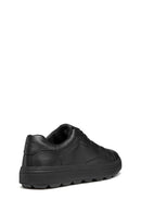 Geox Men Black U Spherica Ecub-1.1 B Abx Lace-up Leather Sneaker | Derimod Geox Men Black U Spherica Ecub-1.1 B Abx Lace-up Leather Sneaker | Derimod