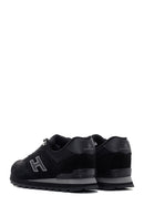 Hammer Jack Men's Black-Smoked Peru Suede Leather Sneaker | Derimod Hammer Jack Men's Black-Smoked Peru Suede Leather Sneaker | Derimod