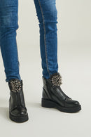 Stone Detailed Women's Boots | Derimod Stone Detailed Women's Boots | Derimod