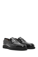 Erkek Siyah Deri Klasik Loafer | Derimod Erkek Siyah Deri Klasik Loafer | Derimod