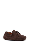 Erkek Kahverengi Süet Deri Casual Loafer | Derimod Erkek Kahverengi Süet Deri Casual Loafer | Derimod