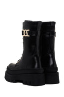 Women's Black Thick Soled Zippered Boots | Derimod Women's Black Thick Soled Zippered Boots | Derimod