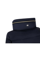 Geox Women's Navy Blue Charlene Slim Fit Hooded Long Coat | Derimod Geox Women's Navy Blue Charlene Slim Fit Hooded Long Coat | Derimod