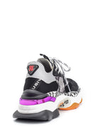 Women's Colorful High-Sole Sneaker | Derimod Women's Colorful High-Sole Sneaker | Derimod