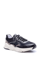 ERKEK YÜKSEK TABANLI DERİ SNEAKER | Derimod ERKEK YÜKSEK TABANLI DERİ SNEAKER | Derimod