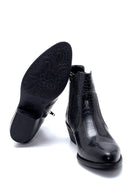 Women's Crocodile Patterned Heeled Boots | Derimod Women's Crocodile Patterned Heeled Boots | Derimod