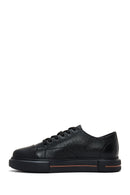 Men's Black Leather Thick Soled Sneaker | Derimod Men's Black Leather Thick Soled Sneaker | Derimod