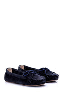 Kadın Süet Deri Loafer | Derimod Kadın Süet Deri Loafer | Derimod