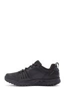 Skechers Men's Black Escape Plan Lace-Up Sneakers | Derimod Skechers Men's Black Escape Plan Lace-Up Sneakers | Derimod