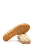 Kadın Bej Hasır Taban Espadril | Derimod Kadın Bej Hasır Taban Espadril | Derimod