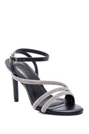 Women's Stone Heeled Sandals | Derimod Women's Stone Heeled Sandals | Derimod