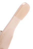Women's Beige Stone Jelly Slippers | Derimod Women's Beige Stone Jelly Slippers | Derimod