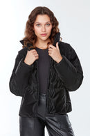 Copenhagen Women's Black Softwear Coat | Derimod Copenhagen Women's Black Softwear Coat | Derimod