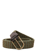Men's Khaki Fabric Belt | Derimod Men's Khaki Fabric Belt | Derimod