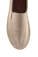 Men's Beige Suede Leather Espadrille | Derimod Men's Beige Suede Leather Espadrille | Derimod