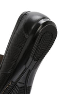 Men's Black Printed Leather Casual Loafer | Derimod Men's Black Printed Leather Casual Loafer | Derimod