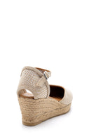 Women's Suede Wedge Heels Espadrille | Derimod Women's Suede Wedge Heels Espadrille | Derimod