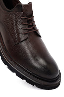 Male Brown Lace-up Leather Casual Shoes | Derimod Male Brown Lace-up Leather Casual Shoes | Derimod