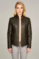 Rosemary Women's Leather Jacket | Derimod Rosemary Women's Leather Jacket | Derimod