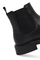 Men's Black Leather Casual Chelsea Boot | Derimod Men's Black Leather Casual Chelsea Boot | Derimod