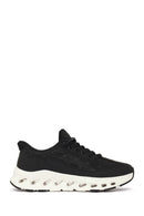 Kadın Siyah Bağcıklı Kalın Tabanlı Sneaker | Derimod Kadın Siyah Bağcıklı Kalın Tabanlı Sneaker | Derimod