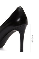 Kadın Siyah Deri Stiletto | Derimod Kadın Siyah Deri Stiletto | Derimod
