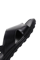 Women's Black Buckled Leather Sandals | Derimod Women's Black Buckled Leather Sandals | Derimod