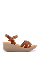Women's Crocodile Patterned Sandals | Derimod Women's Crocodile Patterned Sandals | Derimod
