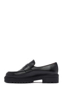 Derimod Gritti Kadın Siyah Deri Maskülen Loafer | Derimod Derimod Gritti Kadın Siyah Deri Maskülen Loafer | Derimod