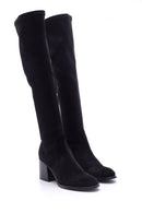 Women's Suede Leather Boots | Derimod Women's Suede Leather Boots | Derimod
