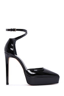 Women's Black Patent Leather Platform High Heel Shoes | Derimod Women's Black Patent Leather Platform High Heel Shoes | Derimod
