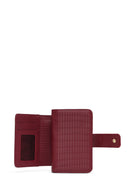 Women's Burgundy Wallet | Derimod Women's Burgundy Wallet | Derimod