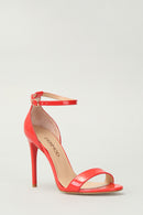 Women's Red Faux Leather Sandals | Derimod Women's Red Faux Leather Sandals | Derimod