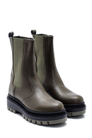Women's Thick Soled Long Chelsea Boots | Derimod Women's Thick Soled Long Chelsea Boots | Derimod
