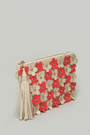 Women's Portfolio with Flower Detail | Derimod Women's Portfolio with Flower Detail | Derimod