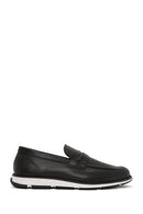 Men's Black Leather Casual Loafer | Derimod Men's Black Leather Casual Loafer | Derimod