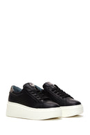 Kadın Deri Yüksek Taban Sneaker | Derimod Kadın Deri Yüksek Taban Sneaker | Derimod
