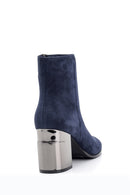 Women's Heeled Suede Leather Boots | Derimod Women's Heeled Suede Leather Boots | Derimod
