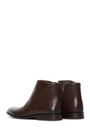 Men's Brown Leather Classic Boots | Derimod Men's Brown Leather Classic Boots | Derimod