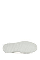 Men's White Lace-up Leather Sneaker | Derimod Men's White Lace-up Leather Sneaker | Derimod