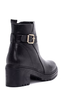 Women's Buckle Leather Boots | Derimod Women's Buckle Leather Boots | Derimod