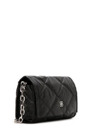 Women's Black Quilted Shoulder Bag | Derimod Women's Black Quilted Shoulder Bag | Derimod