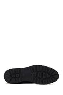 Men's Black Lace-Up Thick-Soled Leather Casual Shoe | Derimod Men's Black Lace-Up Thick-Soled Leather Casual Shoe | Derimod