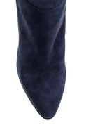 Women's Heel Detailed Suede Leather Boots | Derimod Women's Heel Detailed Suede Leather Boots | Derimod