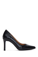 Women's Black Leather Stiletto | Derimod Women's Black Leather Stiletto | Derimod