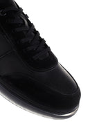 Erkek Siyah Deri Sneaker | Derimod Erkek Siyah Deri Sneaker | Derimod