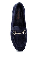 Kadın Süet Toka Detaylı Loafer | Derimod Kadın Süet Toka Detaylı Loafer | Derimod
