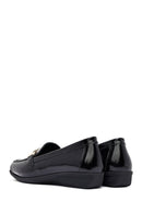 Kadın Siyah Tokalı Deri Maskülen Loafer | Derimod Kadın Siyah Tokalı Deri Maskülen Loafer | Derimod